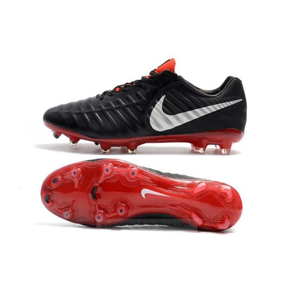 Nike Tiempo Legend Elite FG Negro Rojo